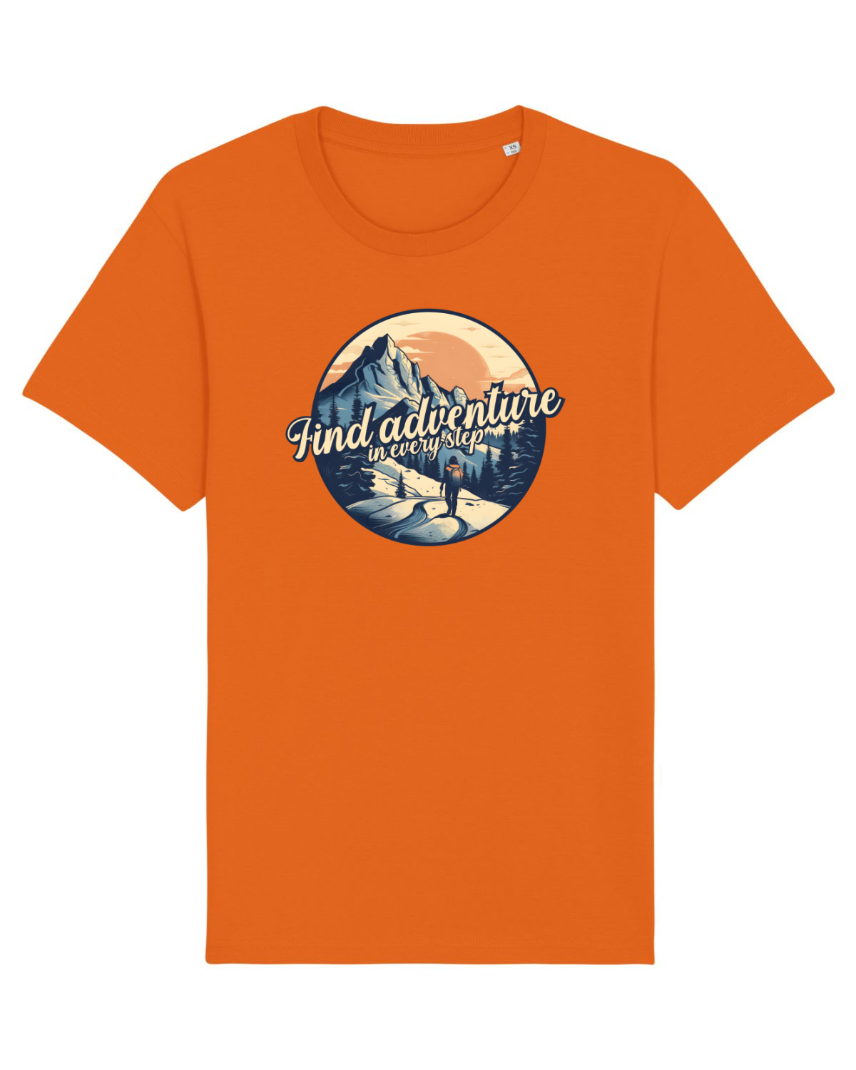 Tricou mânecă scurtă Unisex Rocker Bright Orange