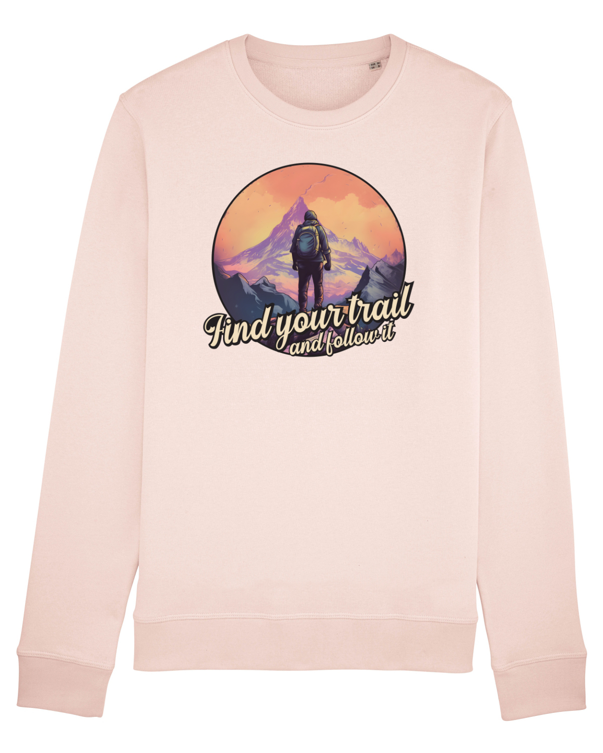 Bluză mânecă lungă Unisex Rise Candy Pink
