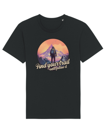 pentru montaniarzi - Find your trail and follow it Black