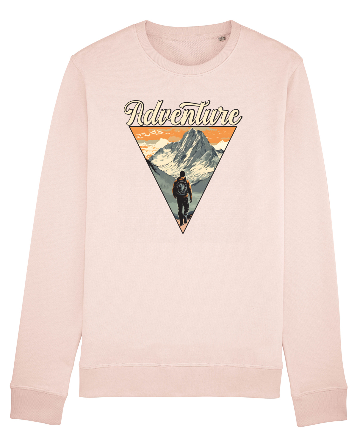 Bluză mânecă lungă Unisex Rise Candy Pink