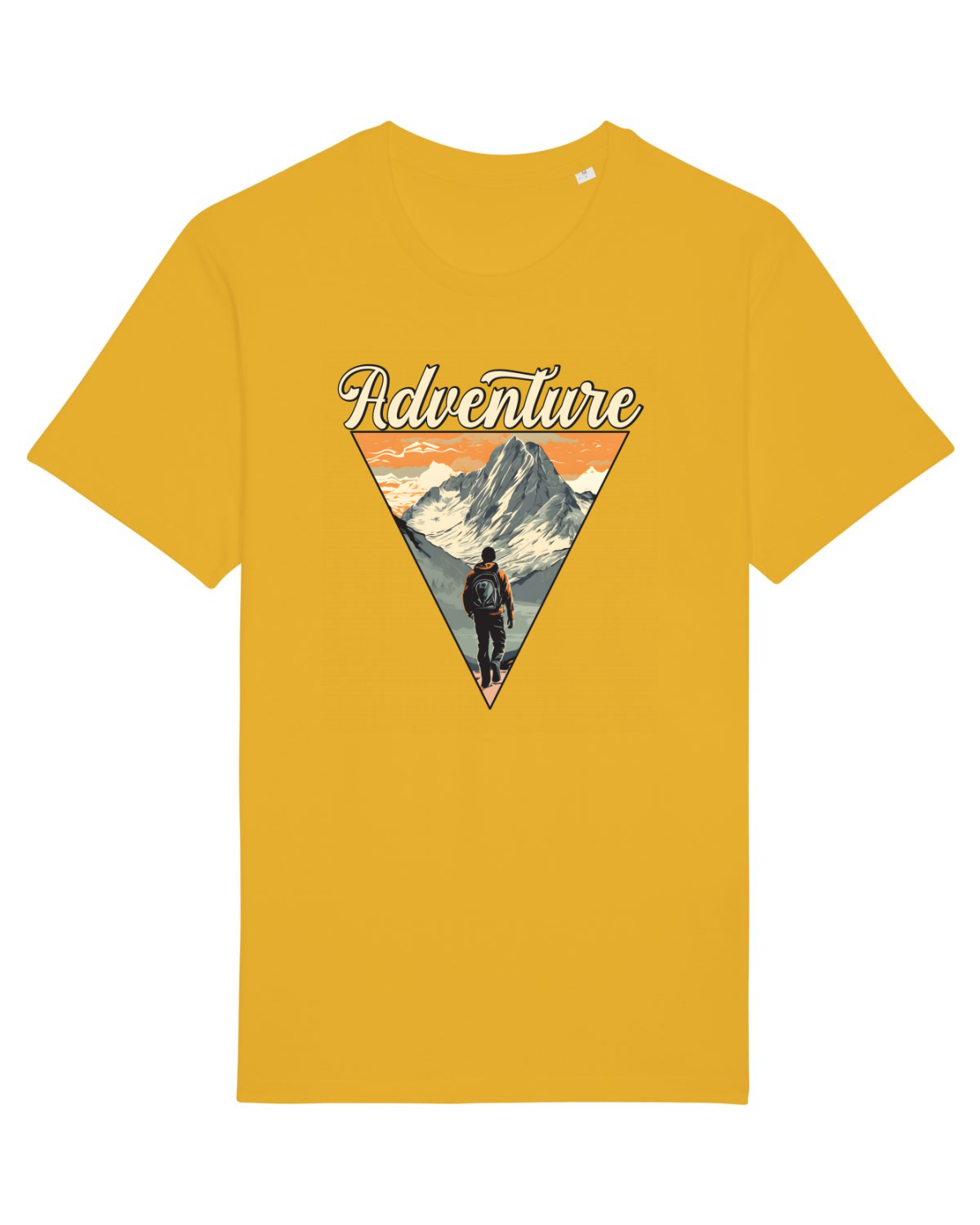 Tricou mânecă scurtă Unisex Rocker Spectra Yellow