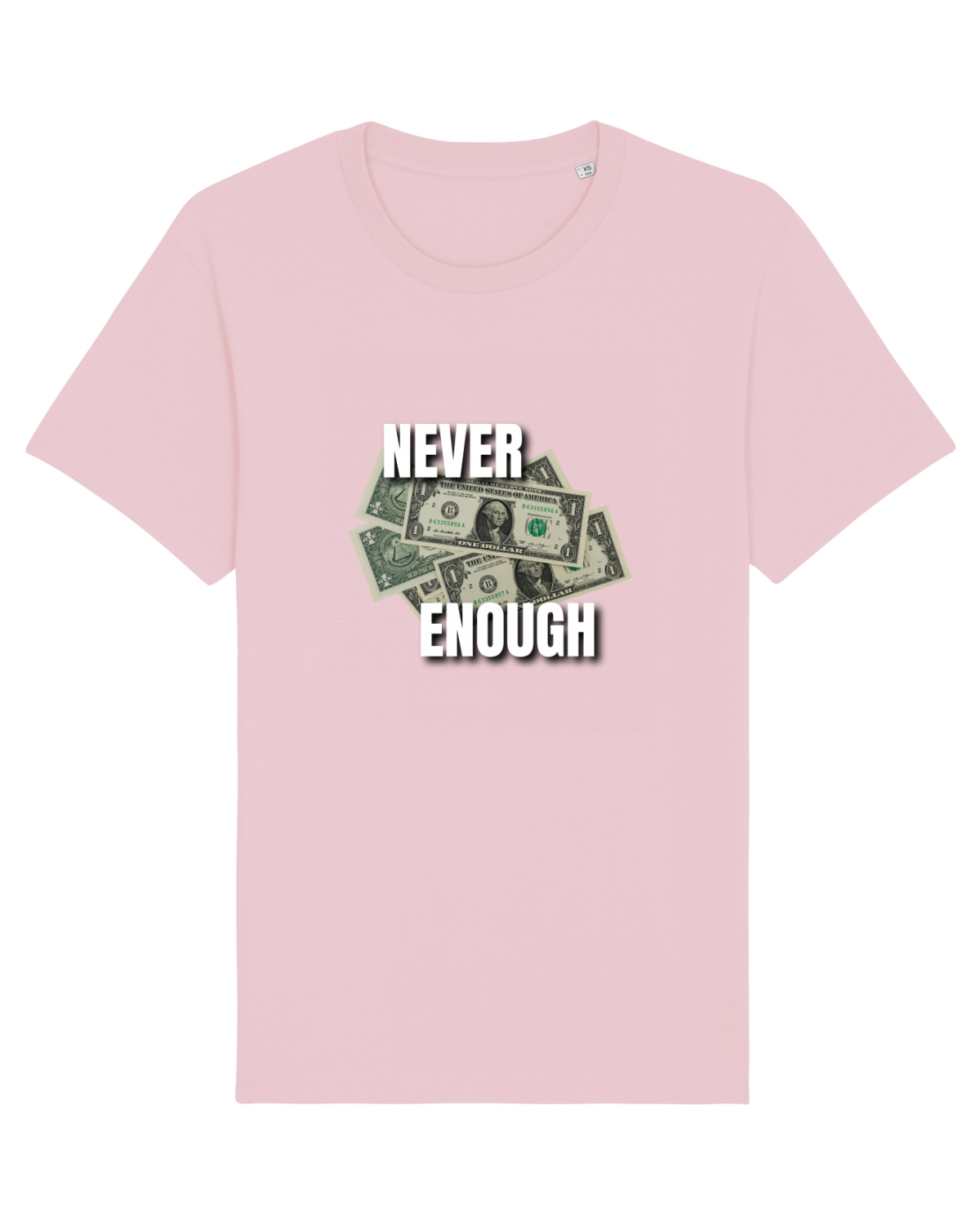 Tricou mânecă scurtă Unisex Rocker Cotton Pink
