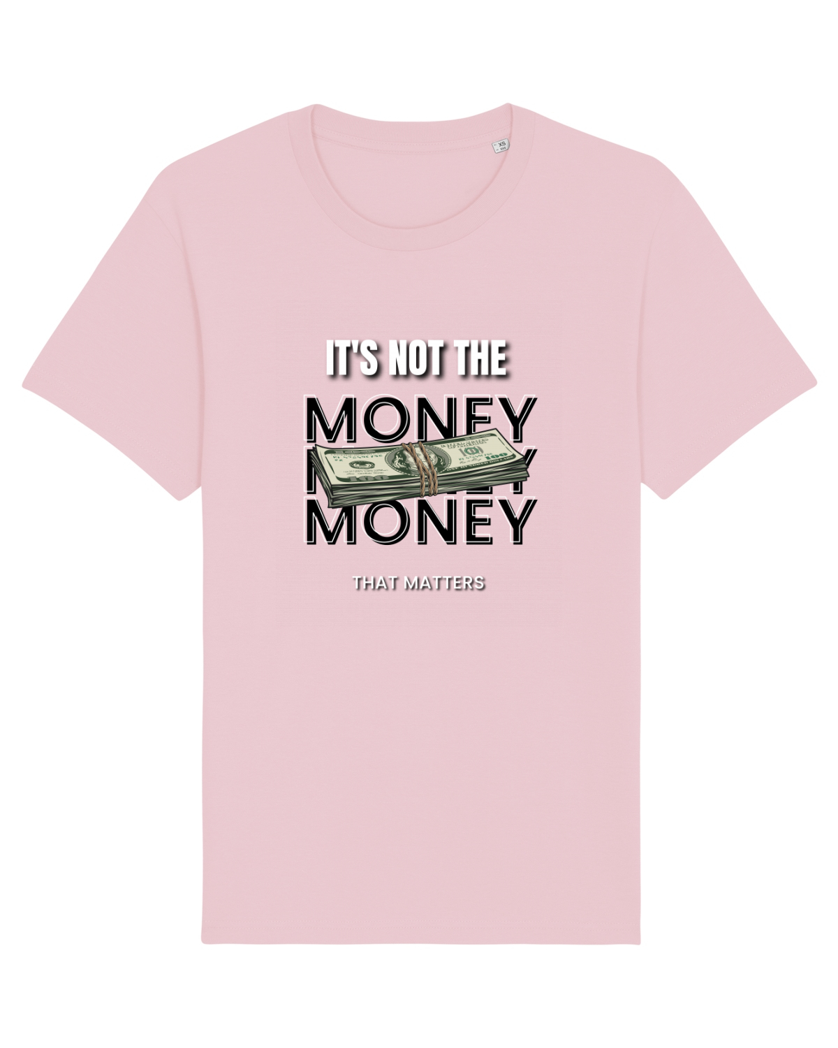 Tricou mânecă scurtă Unisex Rocker Cotton Pink