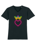Prințesa inimilor Tricou mânecă scurtă guler V Bărbat Presenter