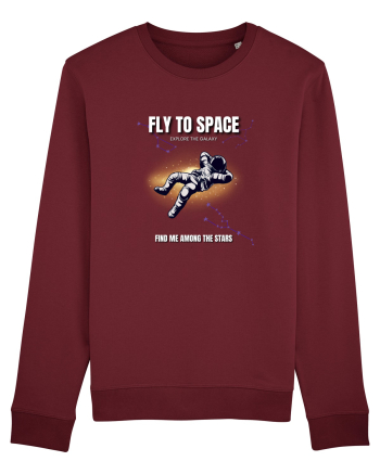 Fly to space Burgundy