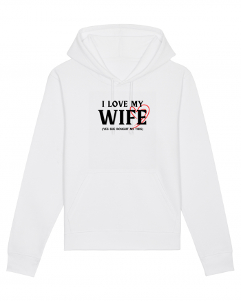 I love my wife White