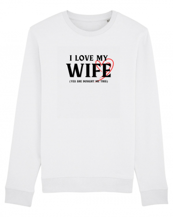 I love my wife White