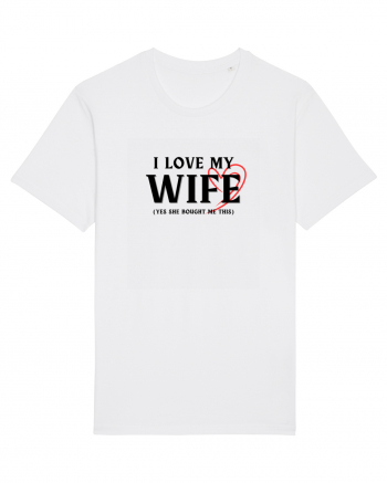 I love my wife White