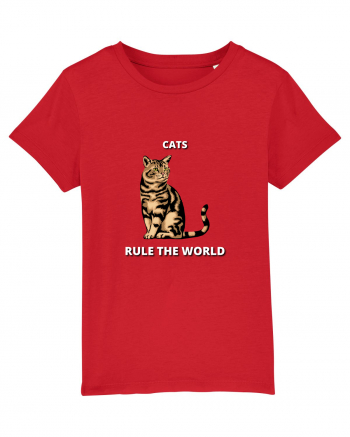 cats rule the world Red