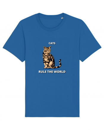 cats rule the world Royal Blue