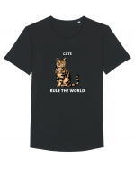 cats rule the world Tricou mânecă scurtă guler larg Bărbat Skater