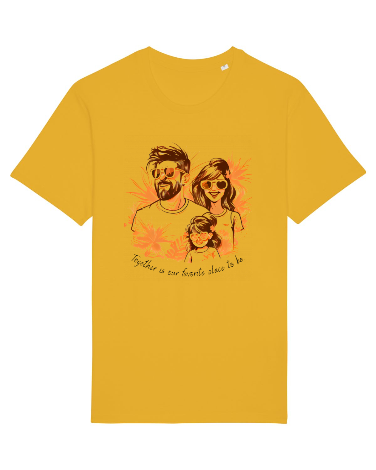 Tricou mânecă scurtă Unisex Rocker Spectra Yellow