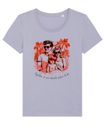 FAMILY - V4 Tricou mânecă scurtă guler larg fitted Damă Expresser