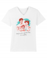 FAMILY IT'S EVERYTHING - V1 Tricou mânecă scurtă guler V Bărbat Presenter