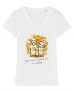 FAMILY IT'S EVERYTHING - V2 Tricou mânecă scurtă guler V Damă Evoker