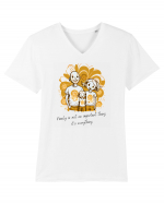 FAMILY IT'S EVERYTHING - V2 Tricou mânecă scurtă guler V Bărbat Presenter