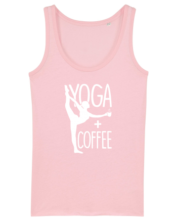 Yoga and coffee Cotton Pink