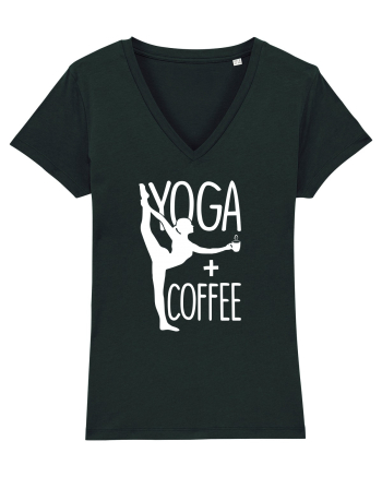 Yoga and coffee Black