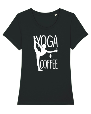Yoga and coffee Black