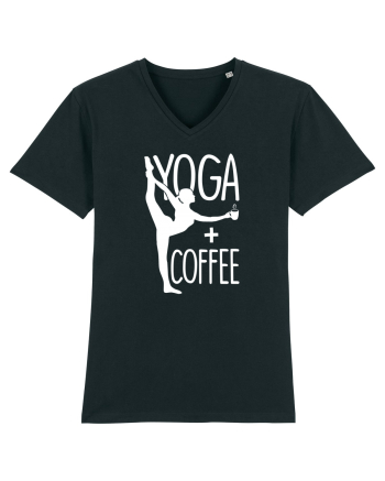 Yoga and coffee Black