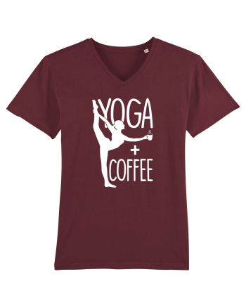 Yoga and coffee Burgundy