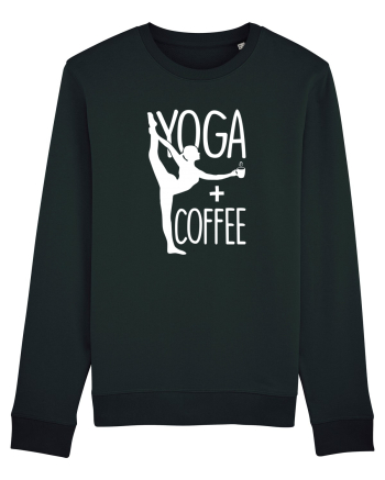 Yoga and coffee Black