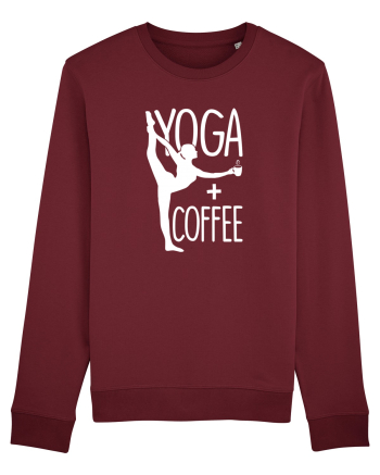 Yoga and coffee Burgundy