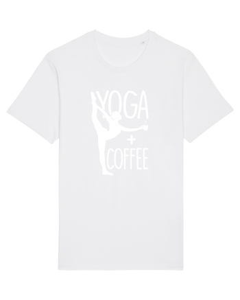 Yoga and coffee White
