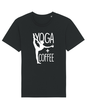 Yoga and coffee Black