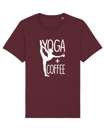 Yoga and coffee Burgundy