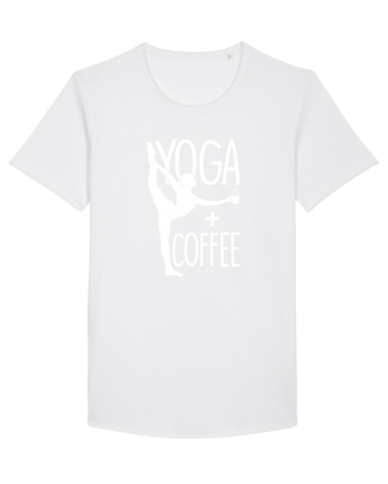 Yoga and coffee White