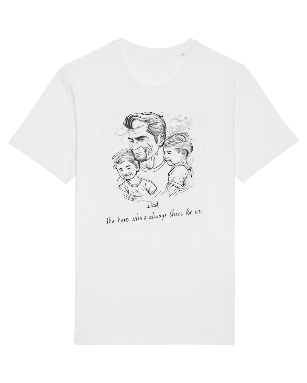 Tricou mânecă scurtă Unisex Rocker White