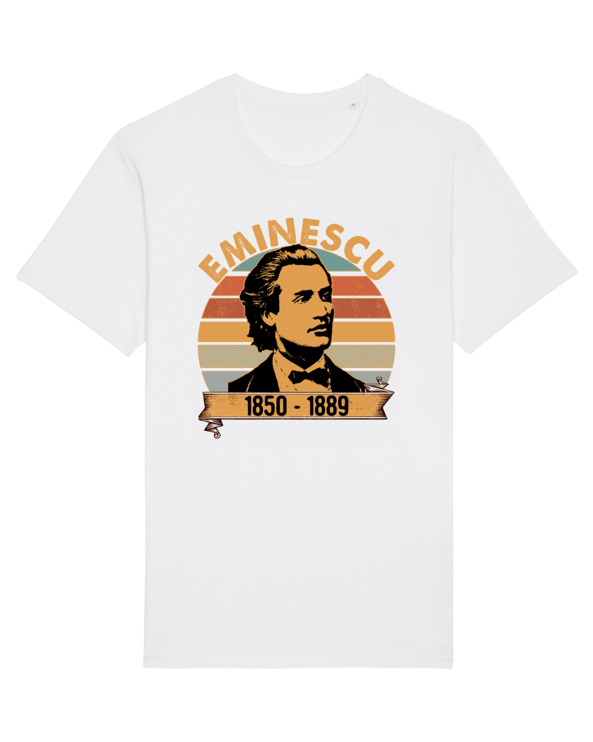 Tricou mânecă scurtă Unisex Rocker White