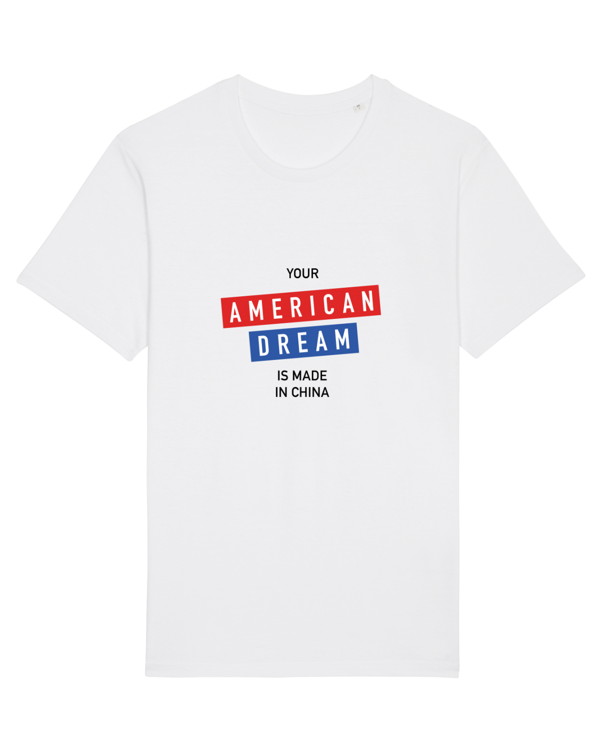Tricou mânecă scurtă Unisex Rocker White