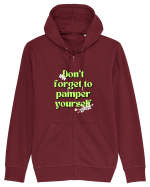Don t forget to pamper yourself  Hanorac cu fermoar Unisex Connector