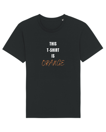 ORANGE T-SHIRT Black