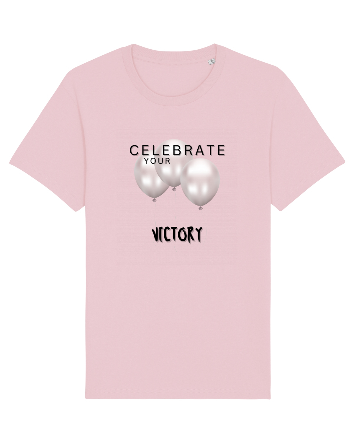 Tricou mânecă scurtă Unisex Rocker Cotton Pink