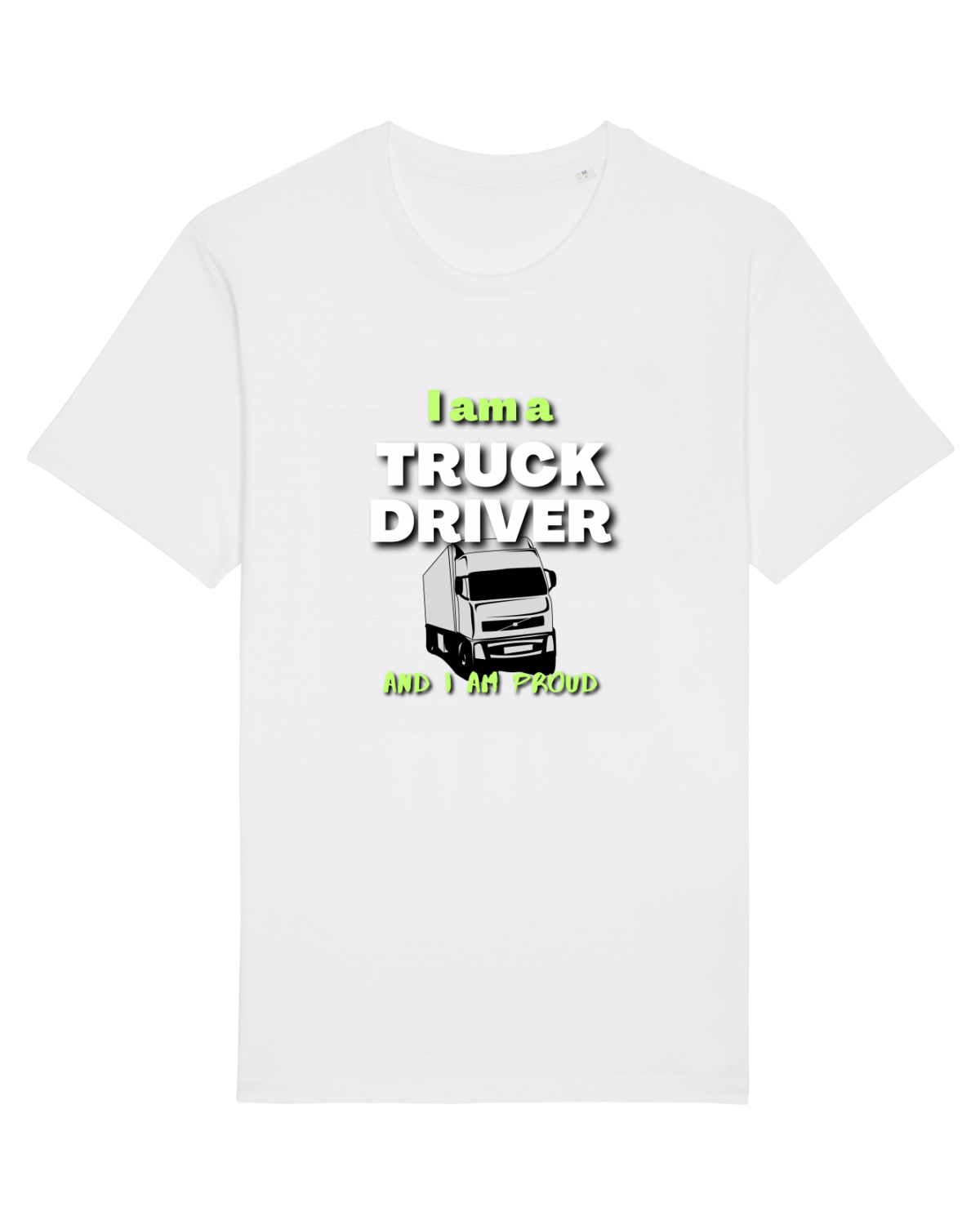 Tricou mânecă scurtă Unisex Rocker White