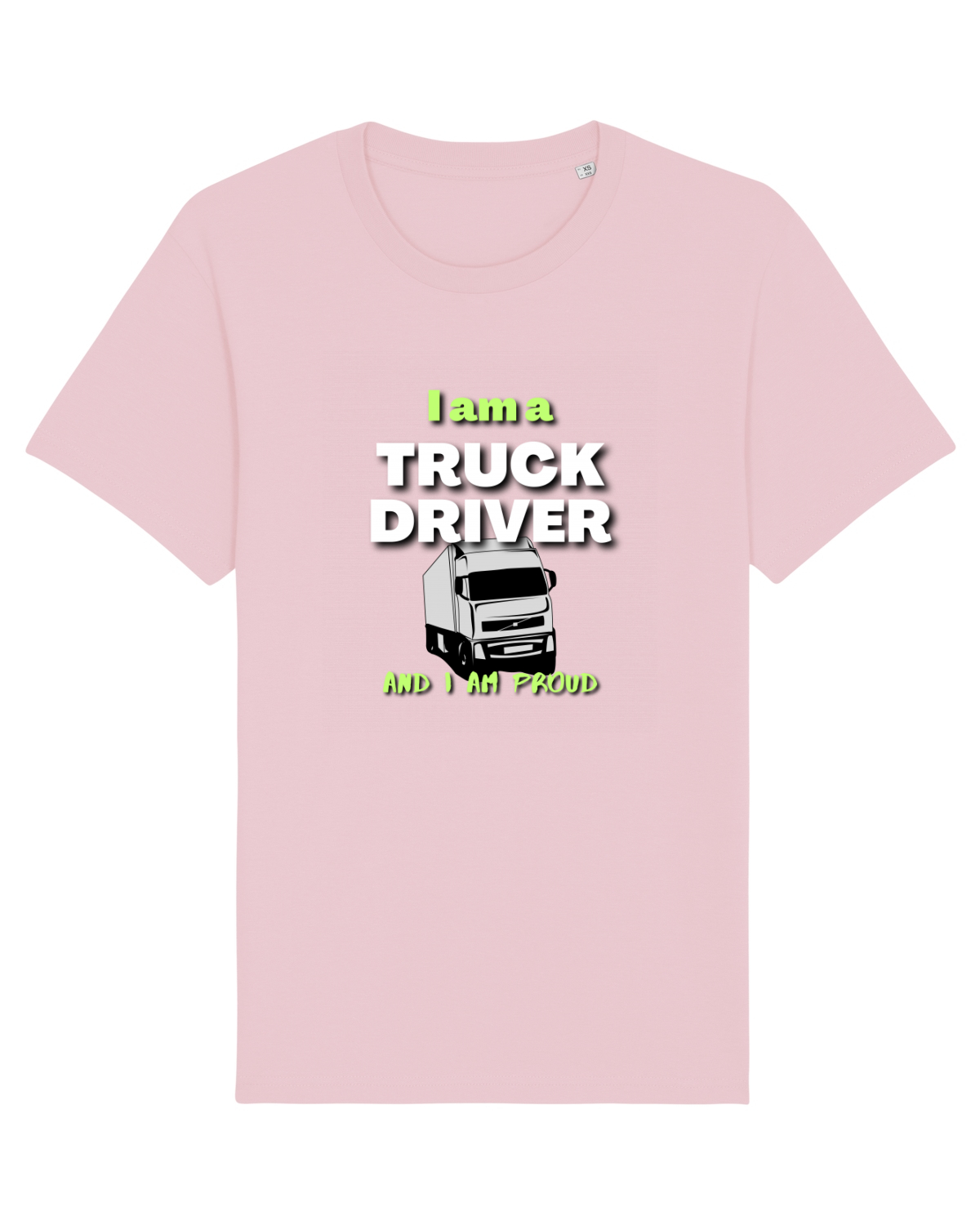 Tricou mânecă scurtă Unisex Rocker Cotton Pink