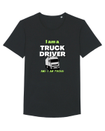 I am a truck driver and i am proud Tricou mânecă scurtă guler larg Bărbat Skater