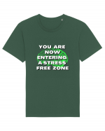 YOU ARE NOW ENTERING A STRESS FREE ZONE Tricou mânecă scurtă Unisex Rocker