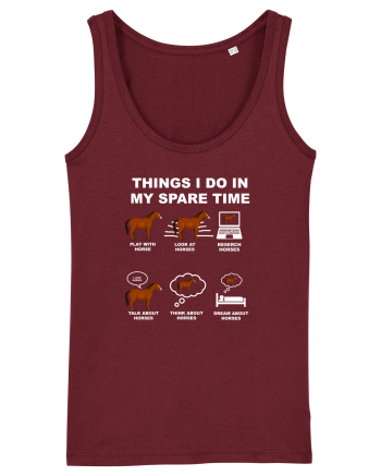 HORSE Burgundy