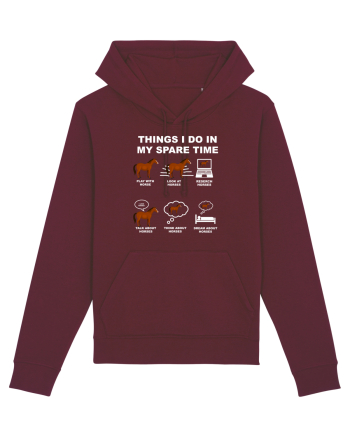 HORSE Burgundy