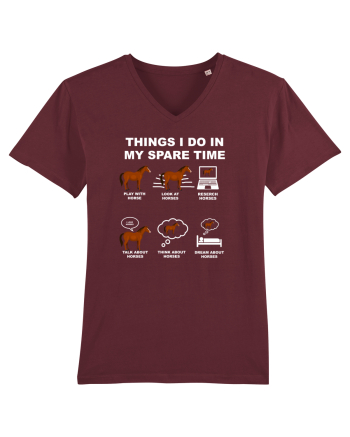 HORSE Burgundy