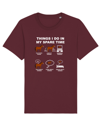 HORSE Burgundy