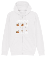 SLOTH Hanorac cu fermoar Unisex Connector