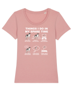 GREYHOUND Tricou mânecă scurtă guler larg fitted Damă Expresser