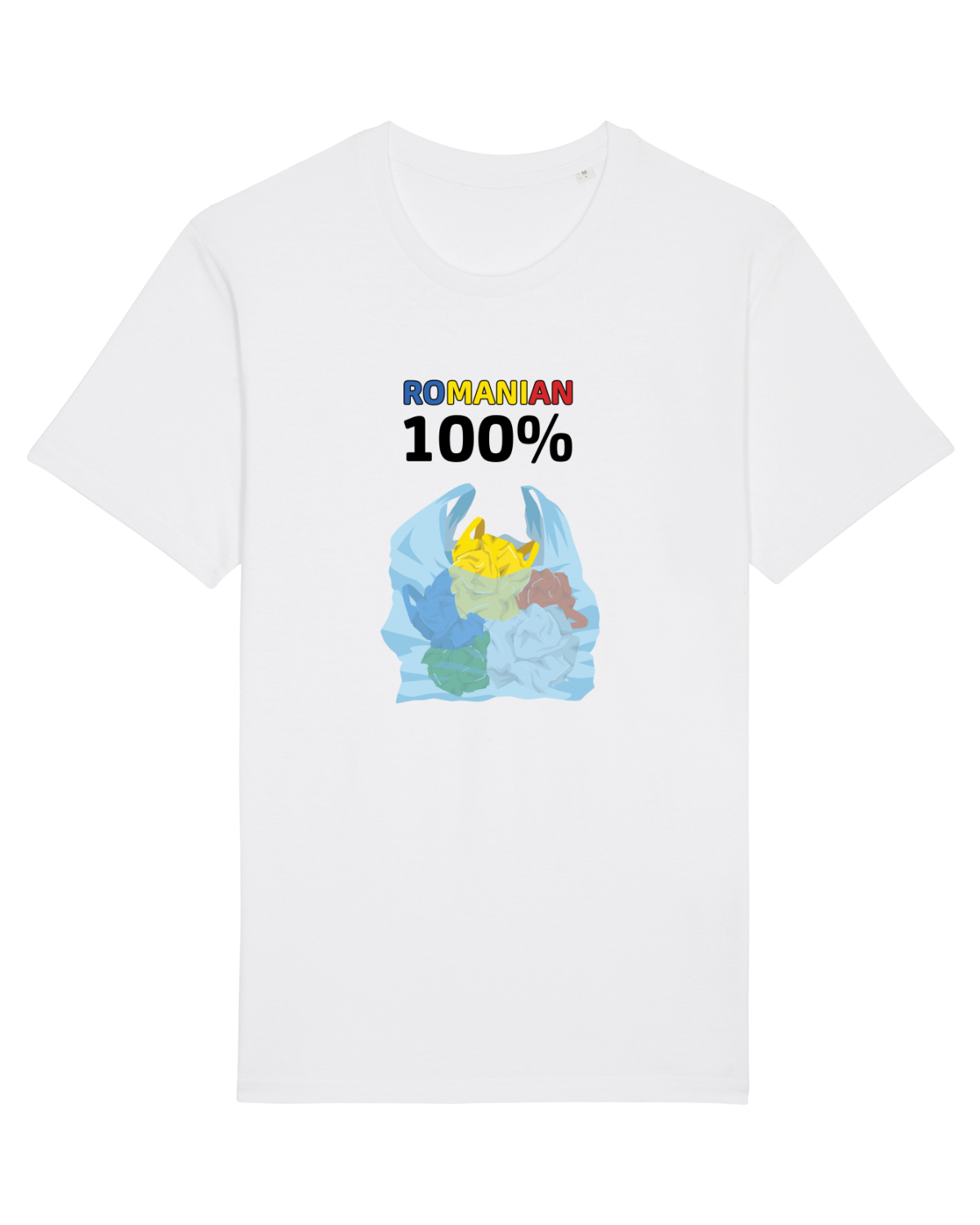 Tricou mânecă scurtă Unisex Rocker White