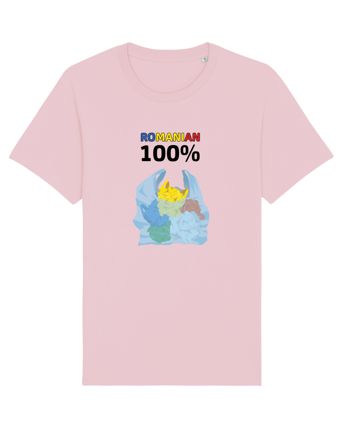 Tricou mânecă scurtă Unisex Rocker Cotton Pink