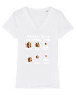 SQUIRREL Tricou mânecă scurtă guler V Damă Evoker
